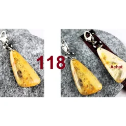 Anhänger für Charivari aus Edelstahl und Stein, Trachtenschmuck