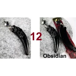 Anhänger für Charivari aus Edelstahl und Stein, Trachtenschmuck