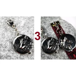 Anhänger für Charivari aus Edelstahl, Trachtenschmuck