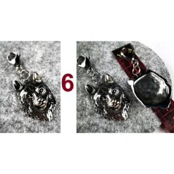 Anhänger für Charivari aus Edelstahl, Trachtenschmuck