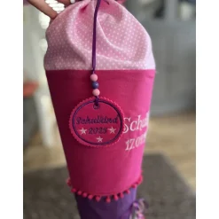 Anhänger für  Schultüte  zum Befestigen an der Schultüte zur Einschulung Schulranzen Tornister