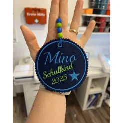 Anhänger für  Schultüte  zum Befestigen an der Schultüte zur Einschulung Schulranzen Tornister