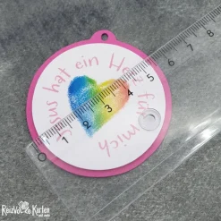 Anhänger Gastgeschenke - Jesus hat ein Herz für mich -  (2)