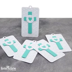 Anhänger Gastgeschenke Kommunion - Jesus hat ein Herz für mich -