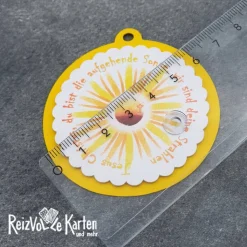 Anhänger Gastgeschenke Sonne