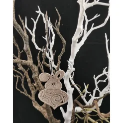 Anhänger Hase in Herz Sand