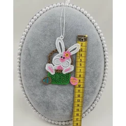 Anhänger Hase in Korb