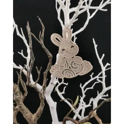 Anhänger Hase mit Ei Sand