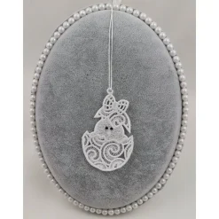 Anhänger Küken im Ei Weiß