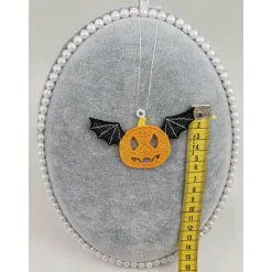 Anhänger Kürbis mit Flügeln