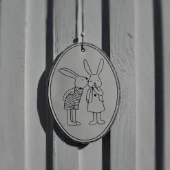 Anhänger Ostern Hase Paar