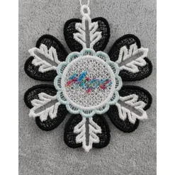 Anhänger Schneeflocke Hope