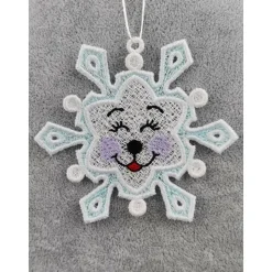 Anhänger Schneekristall