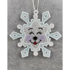 Anhänger Schneekristall