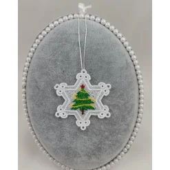 Anhänger Schneekristall Bäumchen