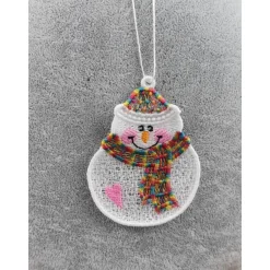 Anhänger Schneemann