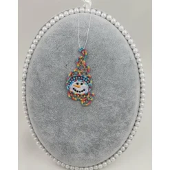 Anhänger Schneemannkopf