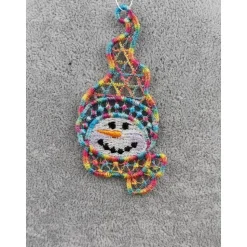 Anhänger Schneemannkopf