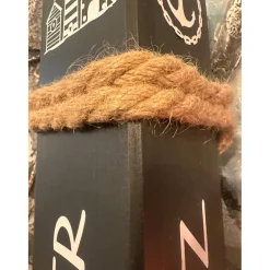 Ankerplatz Poller – Maritime Holzsäule mit Anker, Geschenk zur Hochzeit & Einzug, Küstendeko 10x10x60