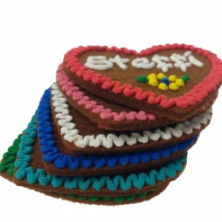 Anstecker mit Spruch Braut -  Namensschild Herz personalisiert Button Brosche