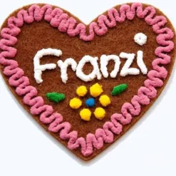 Anstecker mit Spruch Braut -  Namensschild Herz personalisiert Button Brosche