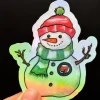 Antifa Schneemann Vinylsticker – holografischer Weihnachtsaufkleber | handgemacht | Haltung zeigen