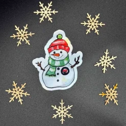 Antifa Schneemann Vinylsticker – holografischer Weihnachtsaufkleber | handgemacht | Haltung zeigen