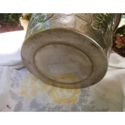 Antik Sektkühler Weinkühler Versilbert Handgetrieben Eiskübel Champagner Kühler