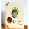Aparte Osterkarte als Unikat mit Encaustic-Malerei