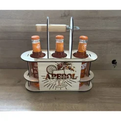 Aperol Spritz Getränkehalter für 3 Flaschen Aperol Spritztour Partygeschenk