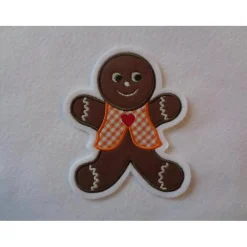 Applikation / Aufnäher süsser Lebkuchenmann ☆ Applikation ☆ Aufnäher☆