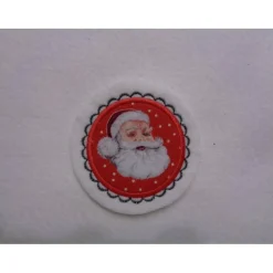 Applikation  Aufnäher   Applikation/Aufnäher Nikolaus Button