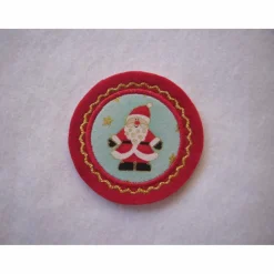 Applikation  Aufnäher   Applikation/Aufnäher Rentier Button