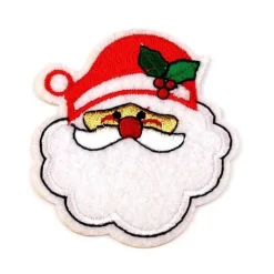 Applikation Bügelbild Weihnachtsmann Weihnachen 7x6 cm