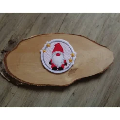 Applikation süsser Wichtel, Gnom, Zwerg, Aufnäher, zum Aufbügeln