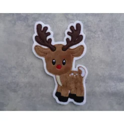 Applikation süsses Rentier, Aufnäher