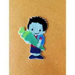 Applikationen, Stickbilder für den Schulanfang zum aufbügeln, Stickbilder, Bügelbilder