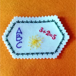 Applikationen, Stickbilder für den Schulanfang zum aufbügeln, Stickbilder, Bügelbilder