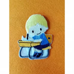 Applikationen, Stickbilder für den Schulanfang zum aufbügeln, Stickbilder, Bügelbilder