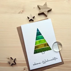 Aquarell Weihnachtskarte 