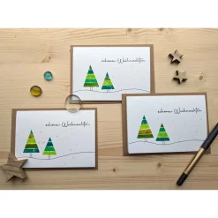 Aquarell Weihnachtskarte 