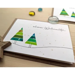 Aquarell Weihnachtskarte 