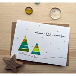 Aquarell Weihnachtskarte 