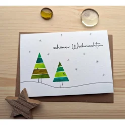 Aquarell Weihnachtskarte 