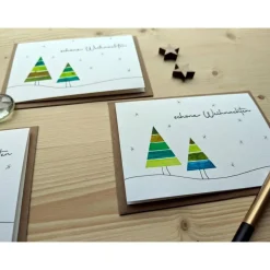 Aquarell Weihnachtskarte 