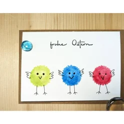 Aquarell-Osterkarte 