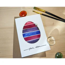 Aquarell-Osterkarte 