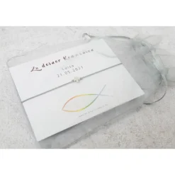 Armband Kommunion personalisierter Karte Geschenk zur Kommunion Mädchen Junge