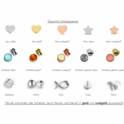 Armband personalisiert mit Gravur handgestempelt zur Taufe, Kommunion, Geburtstag, Schulanfang, Konfirmation, ichthys, Kreuz