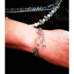 Armband,Trachtenschmuck, Dirndl, Dirndlschmuck, Fest, Blumen